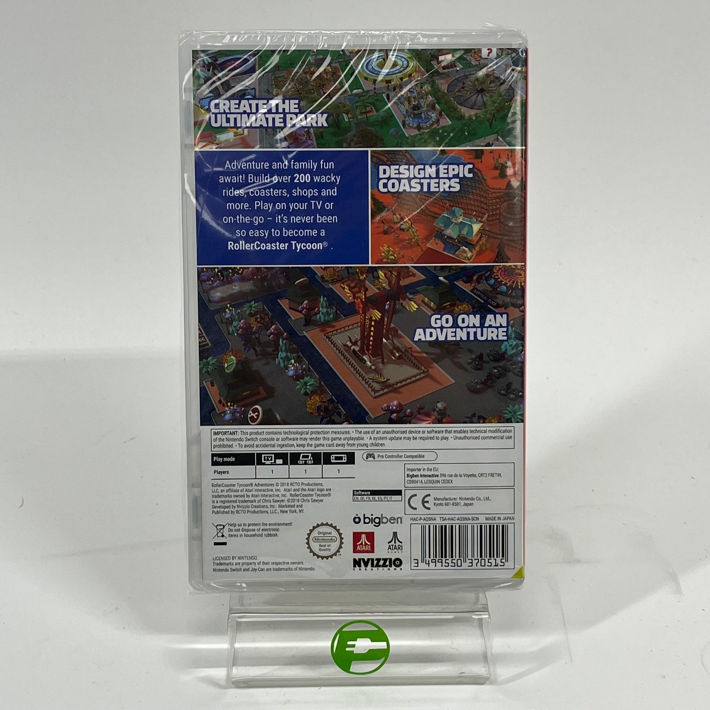 New Roller Coaster Tycoon Adventures (Nintendo Switch, 2018)