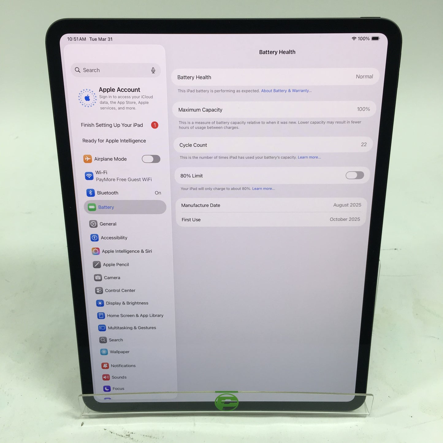 WiFi Only Apple iPad Pro 13" M5 256GB Space Black MDYJ4LL/A