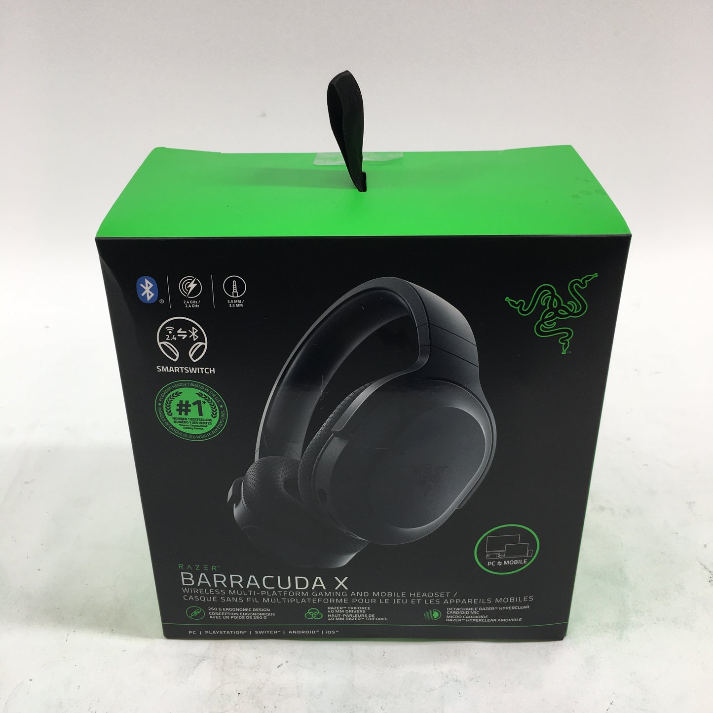 Razer Barracuda X Wireless Over-Ear Bluetooth Headphones BlackRZ04-04430100-R3U1