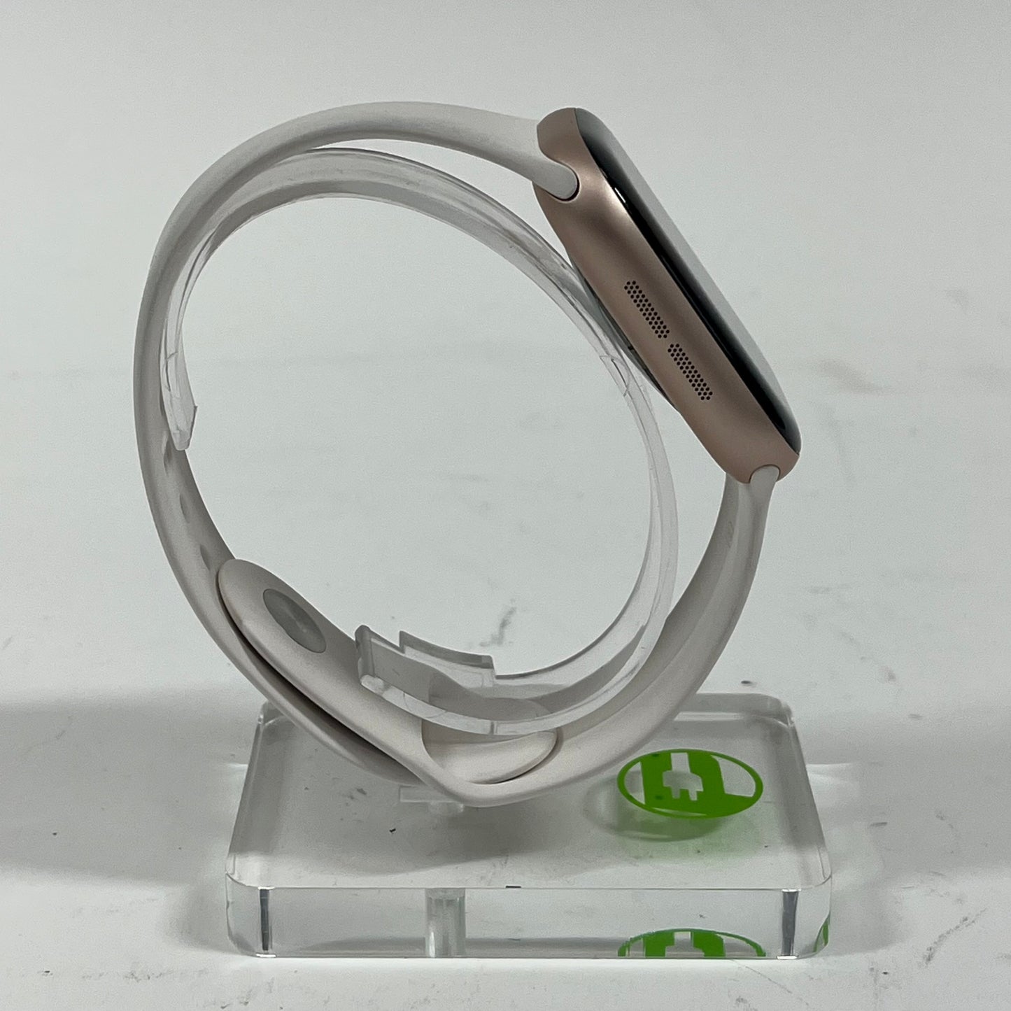 GPS Only Apple Watch Series 11 46MM Rose Gold Aluminum White Band MEV74LW/A