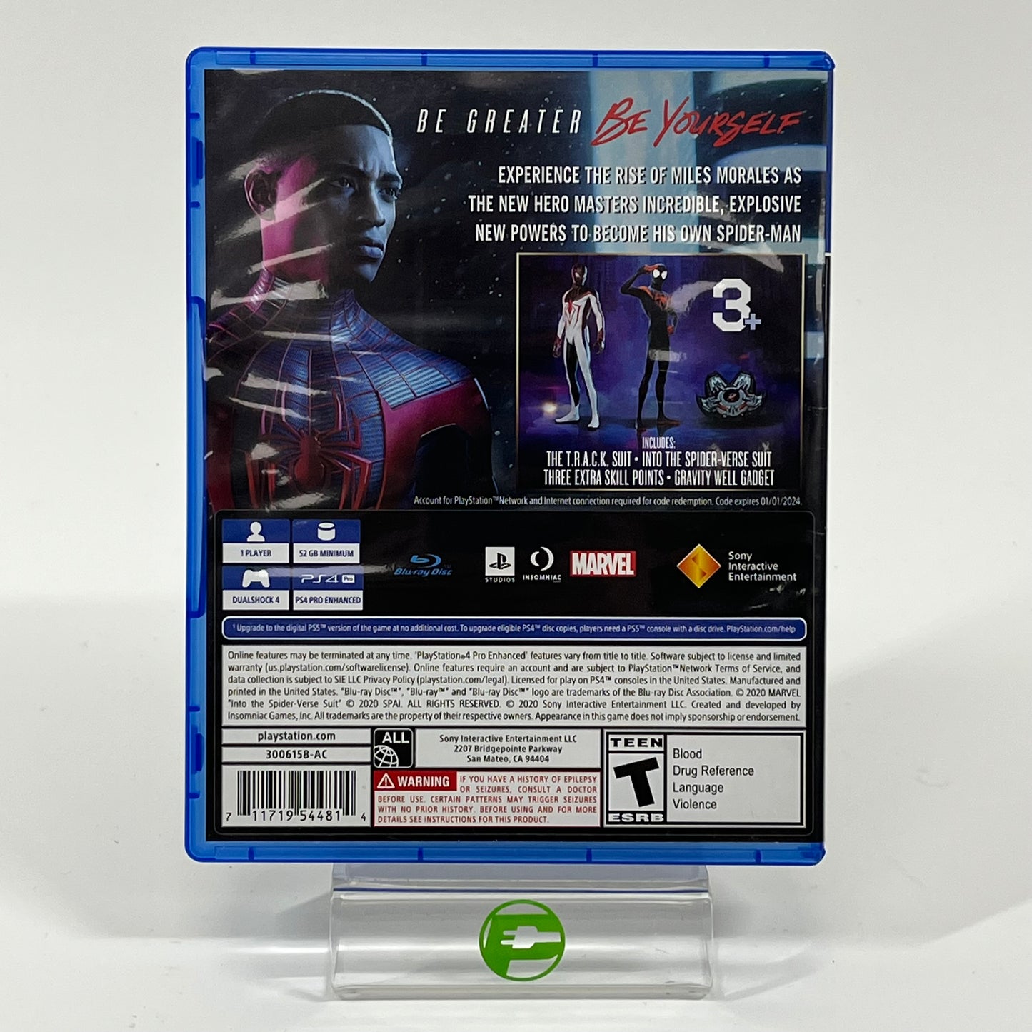 Marvel Spiderman: Miles Morales [Launch Edition] (Sony PlayStation 4 PS4, 2020)