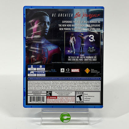 Marvel Spiderman: Miles Morales [Launch Edition] (Sony PlayStation 4 PS4, 2020)
