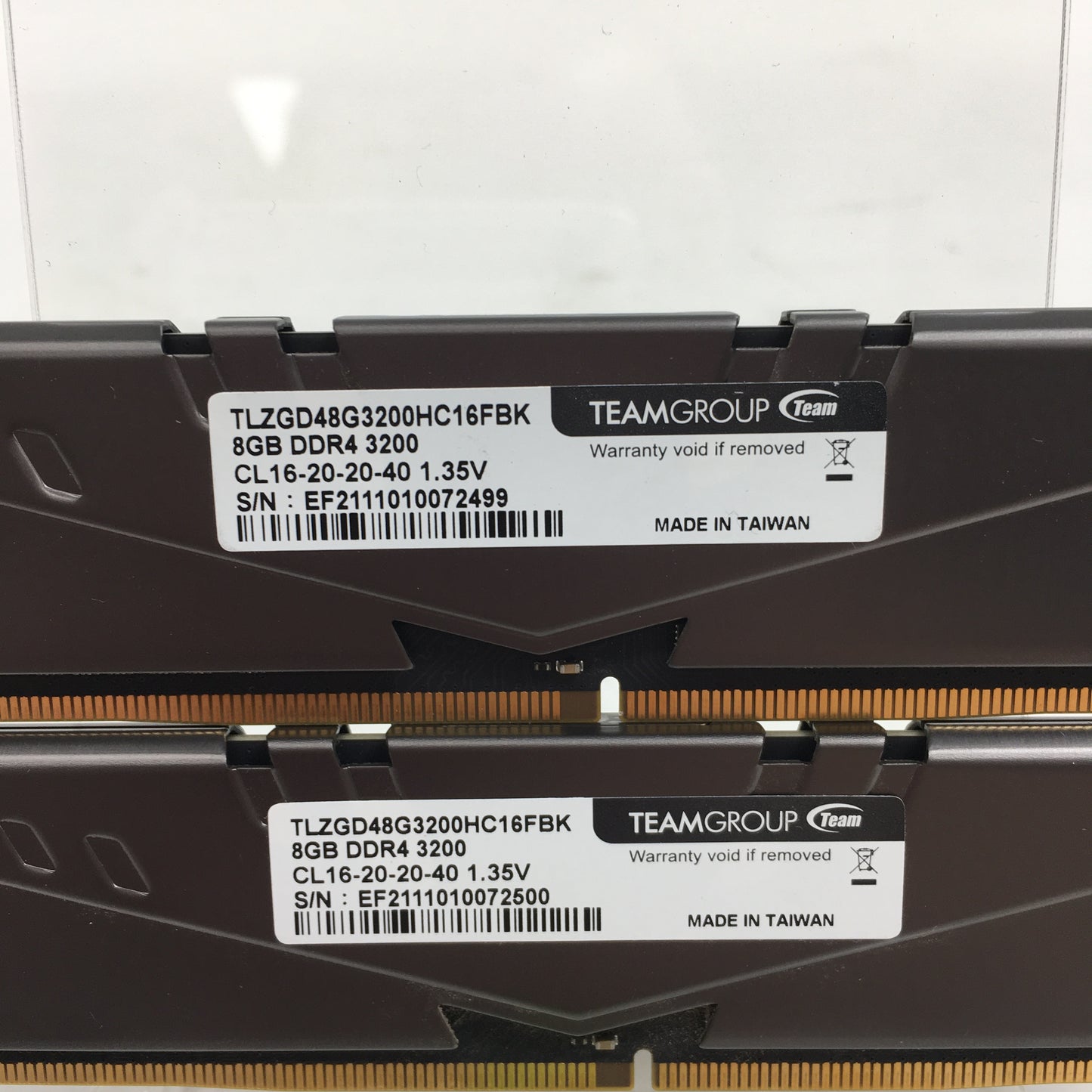 TeamGroup Vulcan Z 16GB (2x8GB) RAM DDR4 3200MHz TLZGD48G3200HC16FBK
