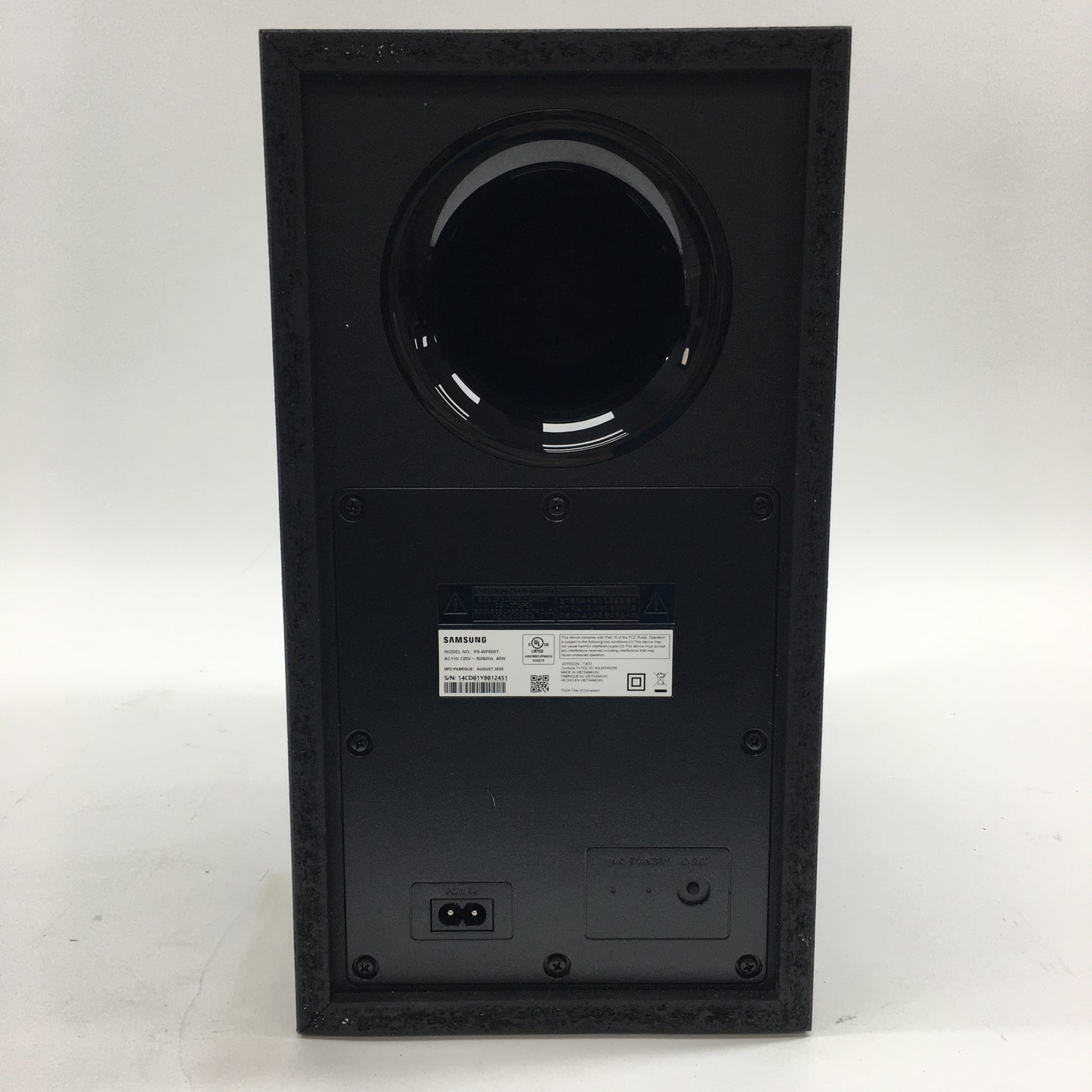 Samsung Soundbar Q60CF 3.1.2-channel Q-Series soundbar system Black HW-Q60CF/ZA