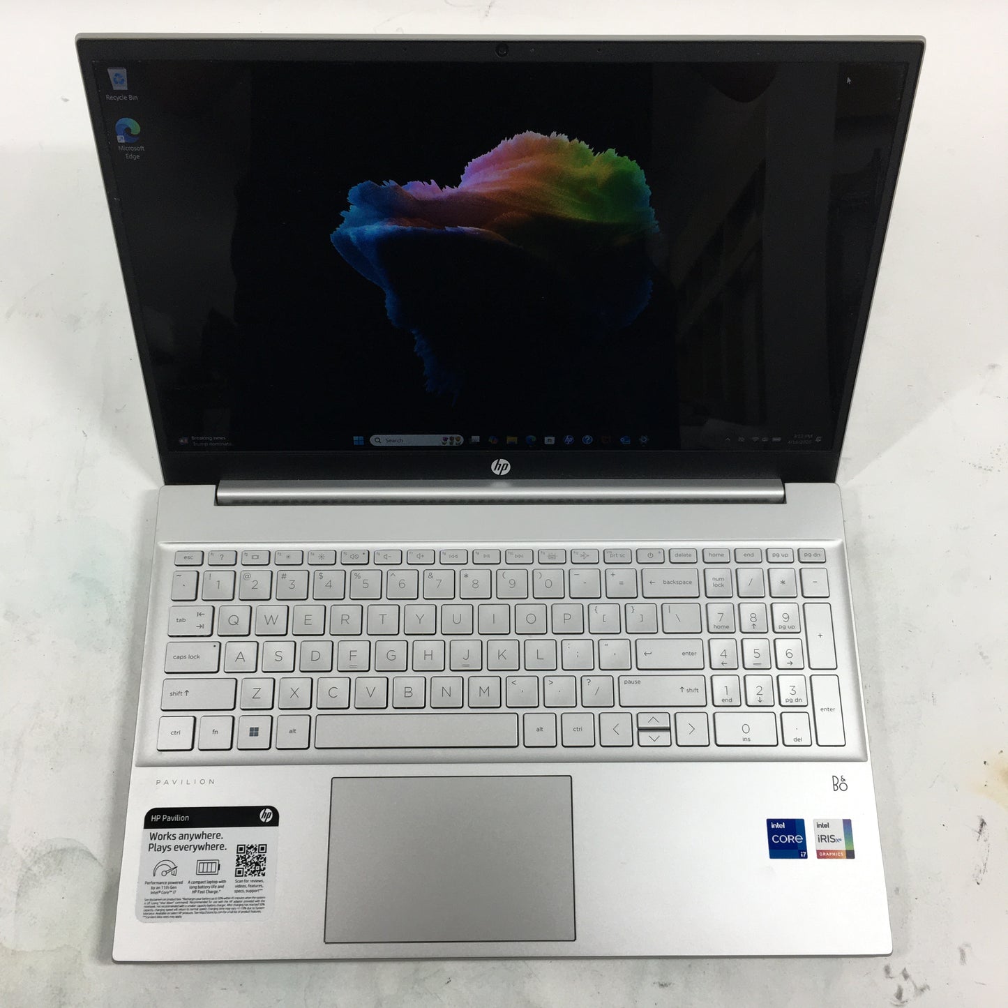 HP Pavilion 15-EG0167ST 15.6" i7-1165G7 2.8GHz 12GB RAM 512GB SSD