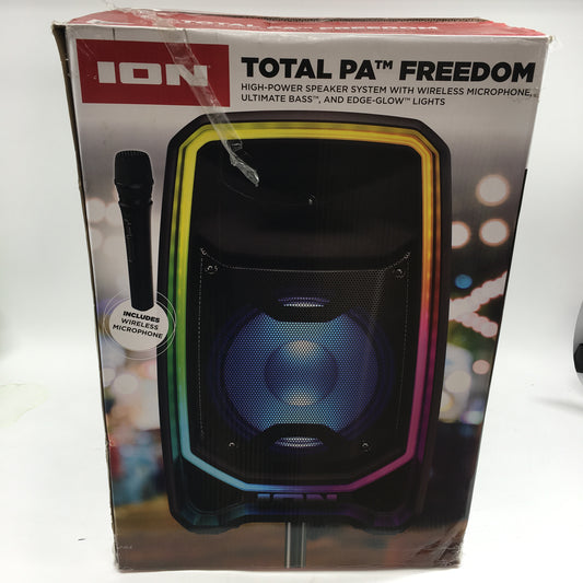 ION TOTAL PA FREEDOM Portable Bluetooth Speaker Black PAFREEDOM