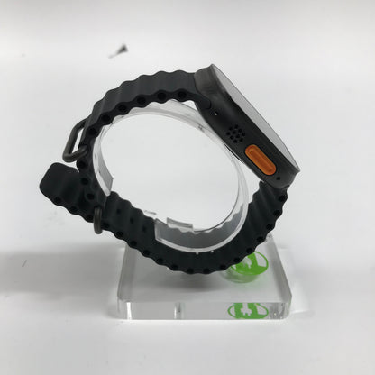 Unlocked Apple Watch Ultra 3 49MM Black Titanium Black Ocean Band MF0J4LW/A