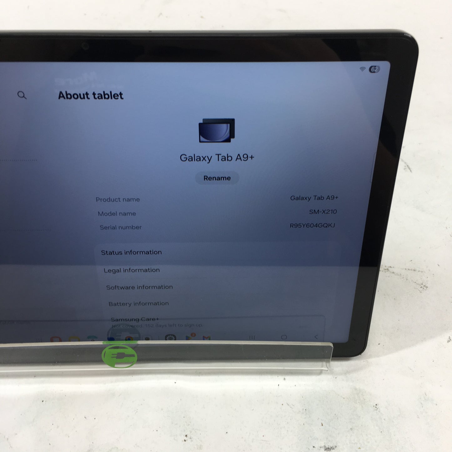 WiFi Only Samsung Galaxy Tab A9 Plus 11.0" 64GB Black SM-X210