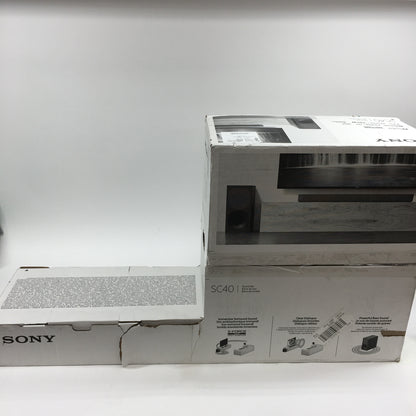 Sony SC40 2.1-channel soundbar system Black HT-SC40