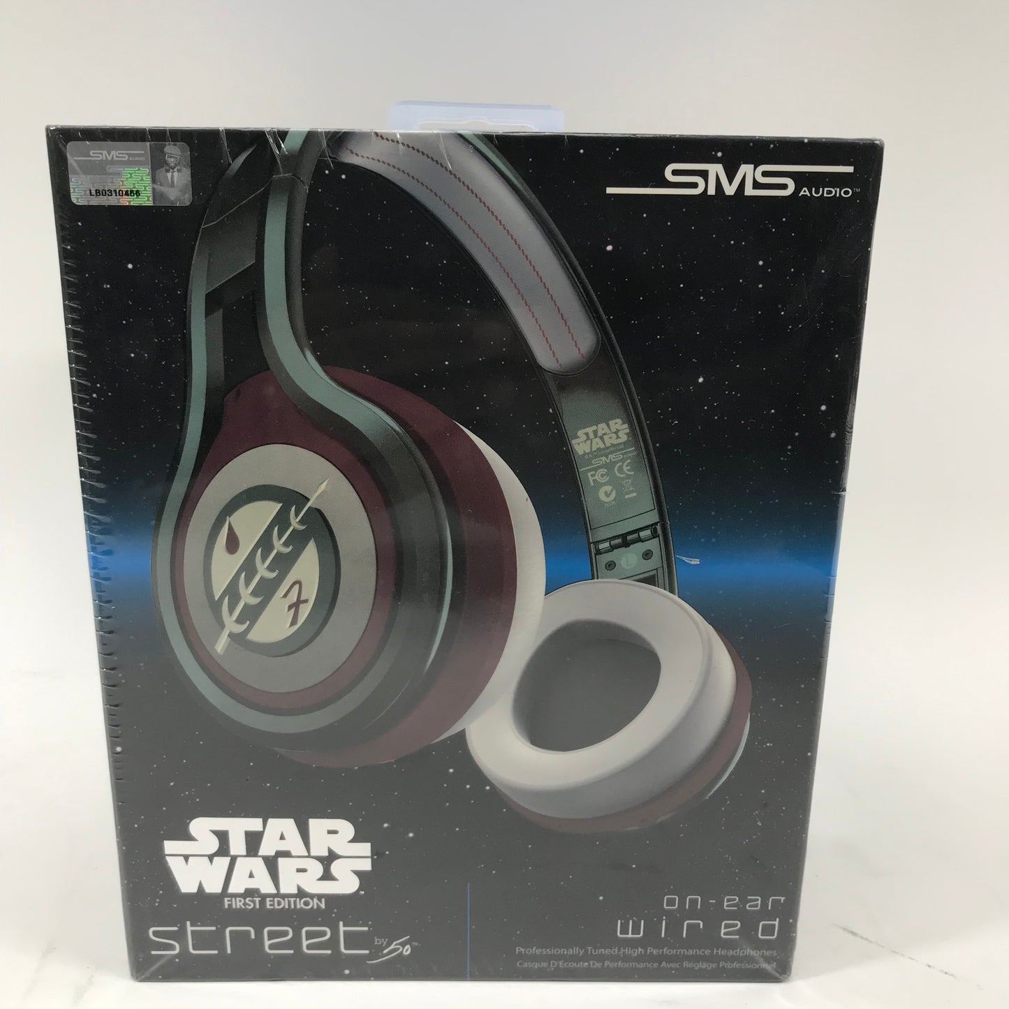 New SMS Audio Boba Fett Editon Wired Over-Ear Headphones Red N/A