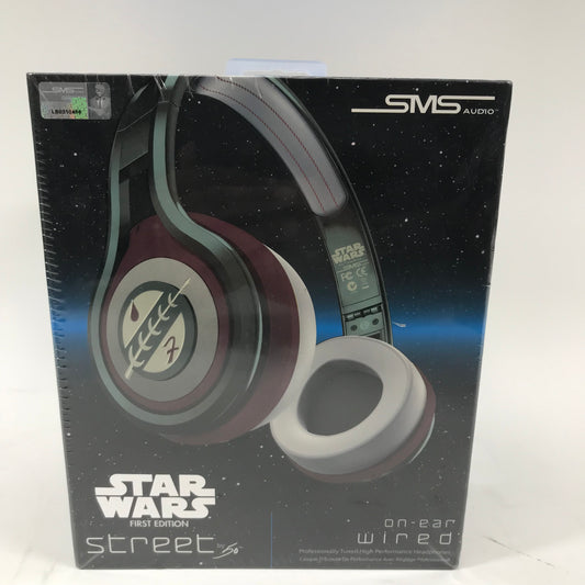 New SMS Audio Boba Fett Editon Wired Over-Ear Headphones Red N/A