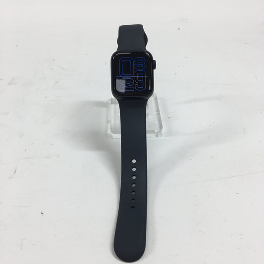 GPS Only Apple Watch SE 3 40MM Midnight Aluminum Anchor Blue Sport Band