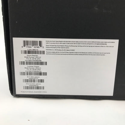 Square SPS1-01 Square Register SPS1-01