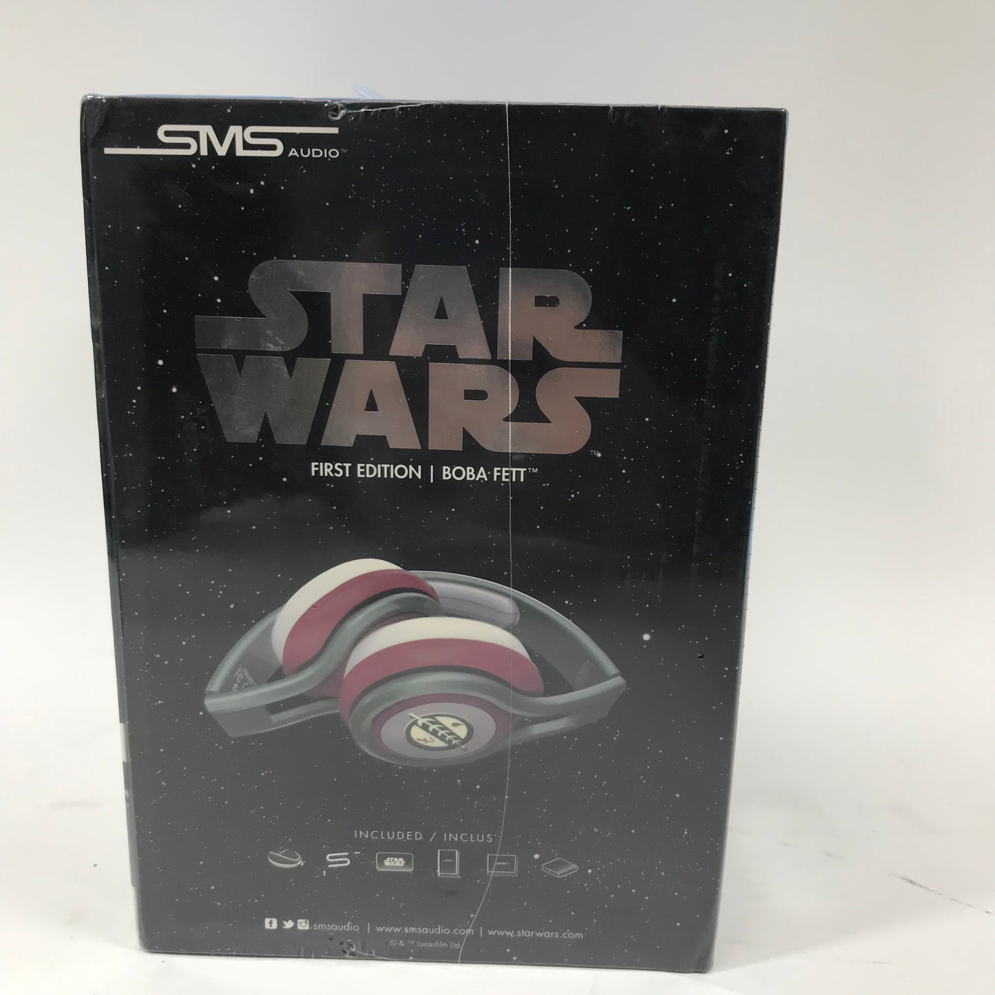 New SMS Audio Boba Fett Editon Wired Over-Ear Headphones Red N/A