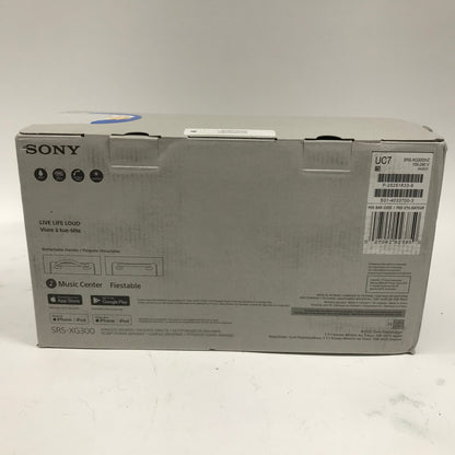 Sony XG300 Portable Bluetooth Speaker Gray SRS-XG300