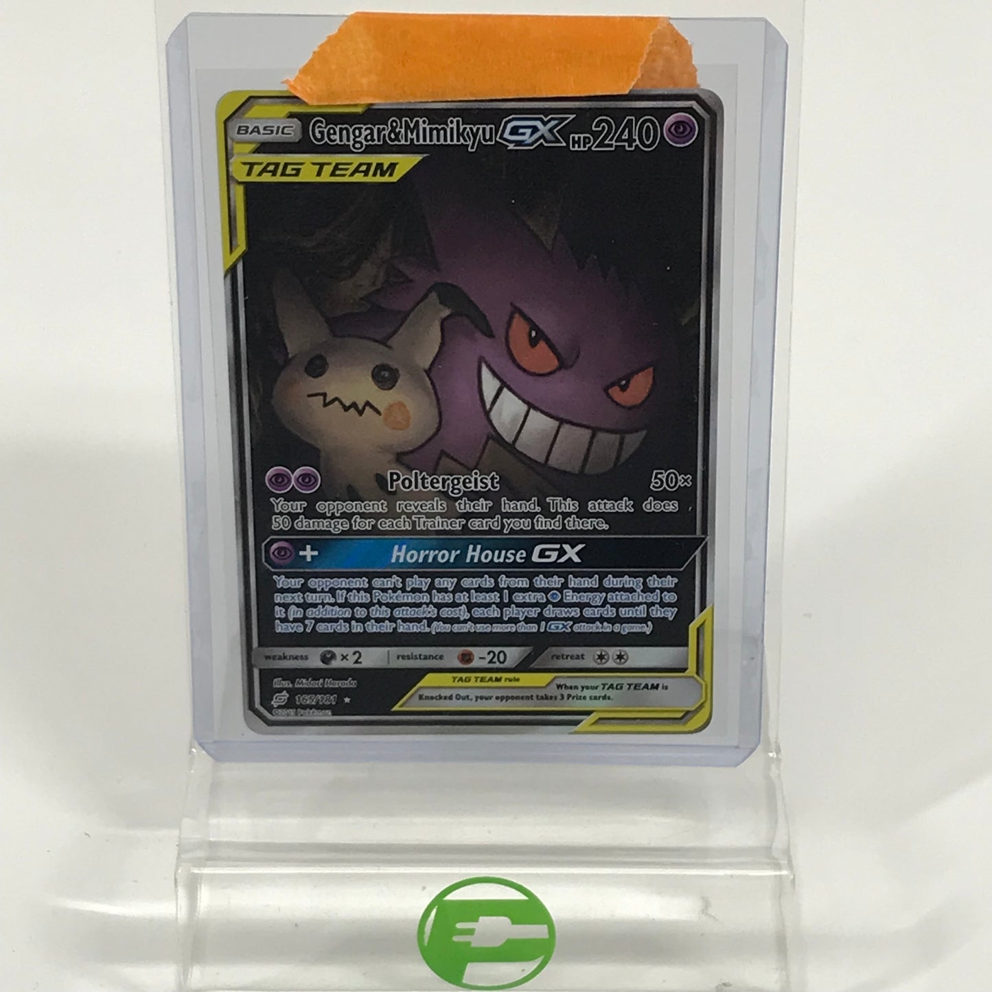 Pokémon TCG Sun & Moon - Team Up Gengar&Mimikyu GX 165/181 Holo English