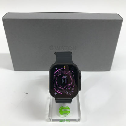 Unlocked Apple Watch Ultra 3 49MM Black Titanium Black Ocean Band MF0J4LW/A