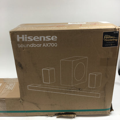 HISENSE AX700 5.1.4 Channel Surround Sound System Black AX-700
