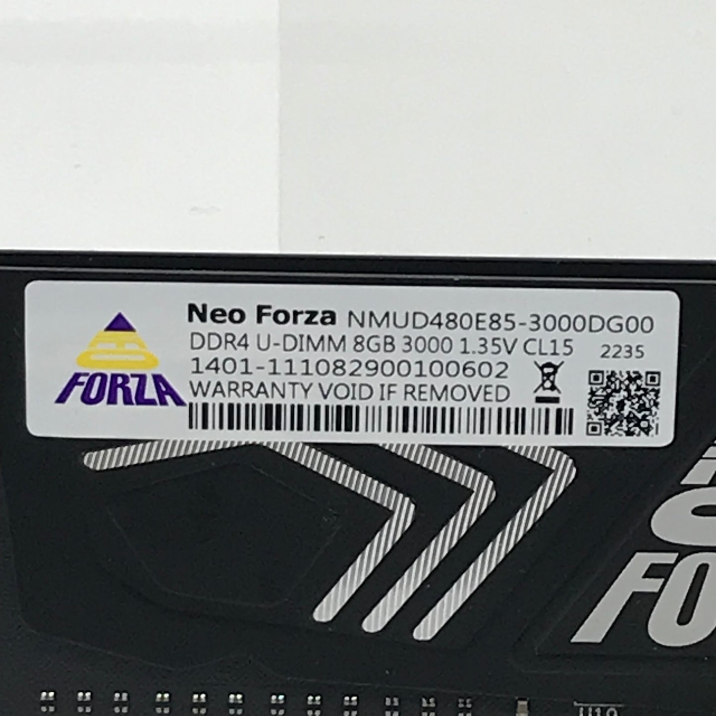 GoldKey Technology Neo Forza 8GB (1x8GB) RAM DDR4 2133MHz NMUD480E85-3000DG00