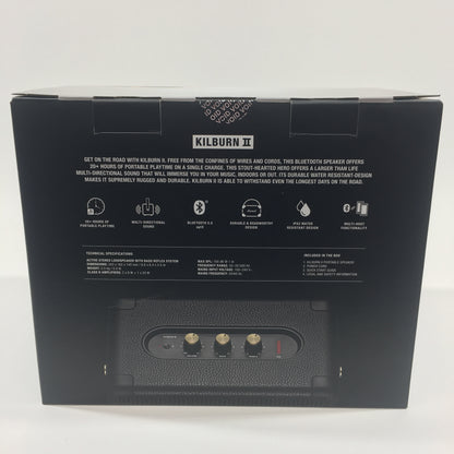 Marshall Kilburn II Portable Bluetooth Speaker Black