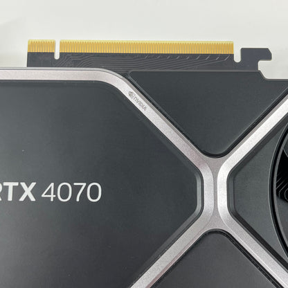 NVIDIA RTX 4070 Founders Edition FE 12GB GDDR6X Graphics Card 900-1G141-2544-000