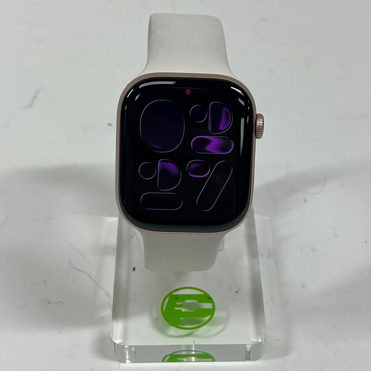 GPS Only Apple Watch Series 11 46MM Rose Gold Aluminum White Band MEV74LW/A