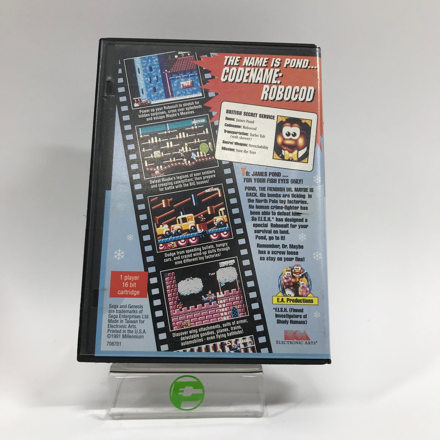 James Pond 2 Codename Robocod (Sega Genesis, 1990)