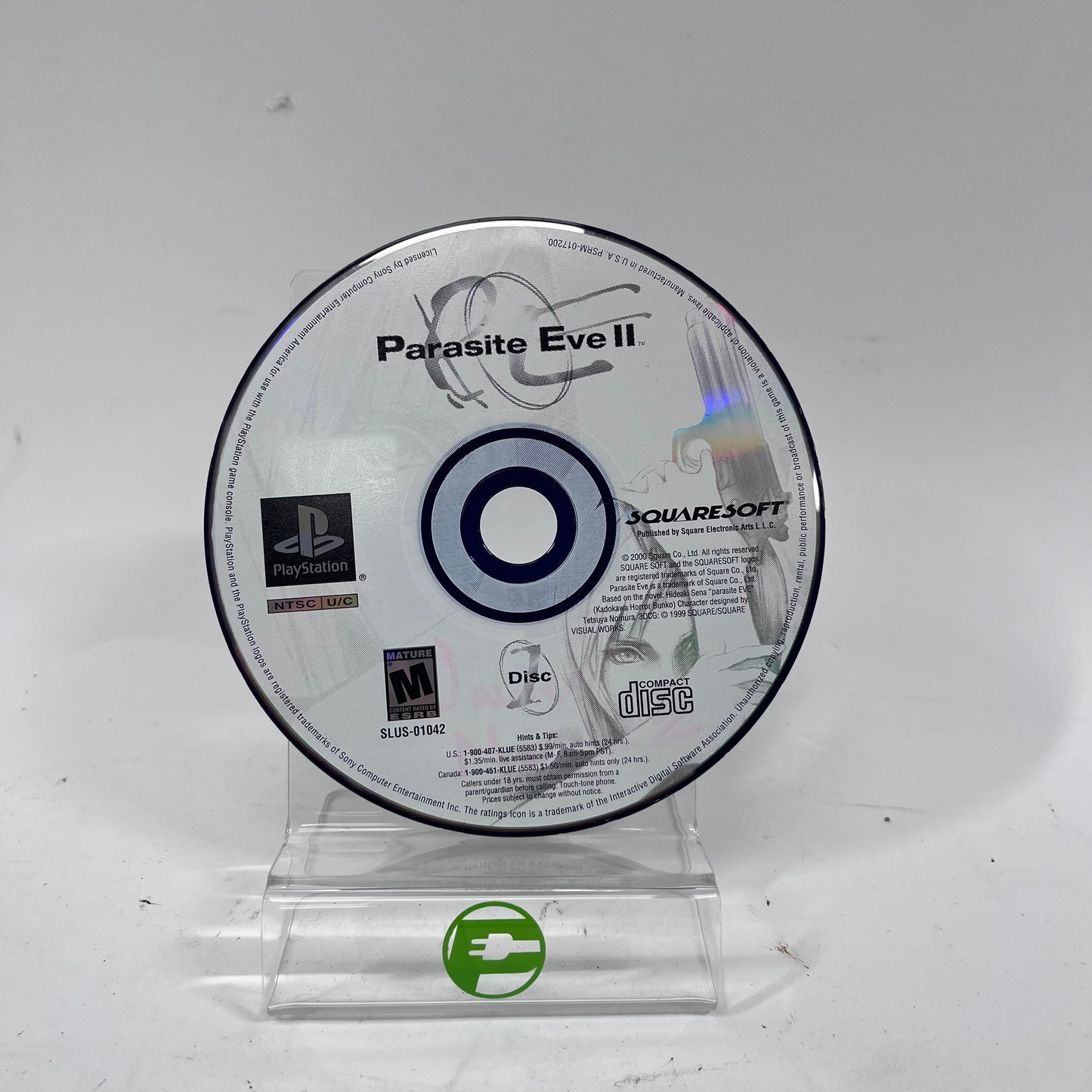 Parasite Eve 2 (Sony PlayStation 1 PS1, 2000)