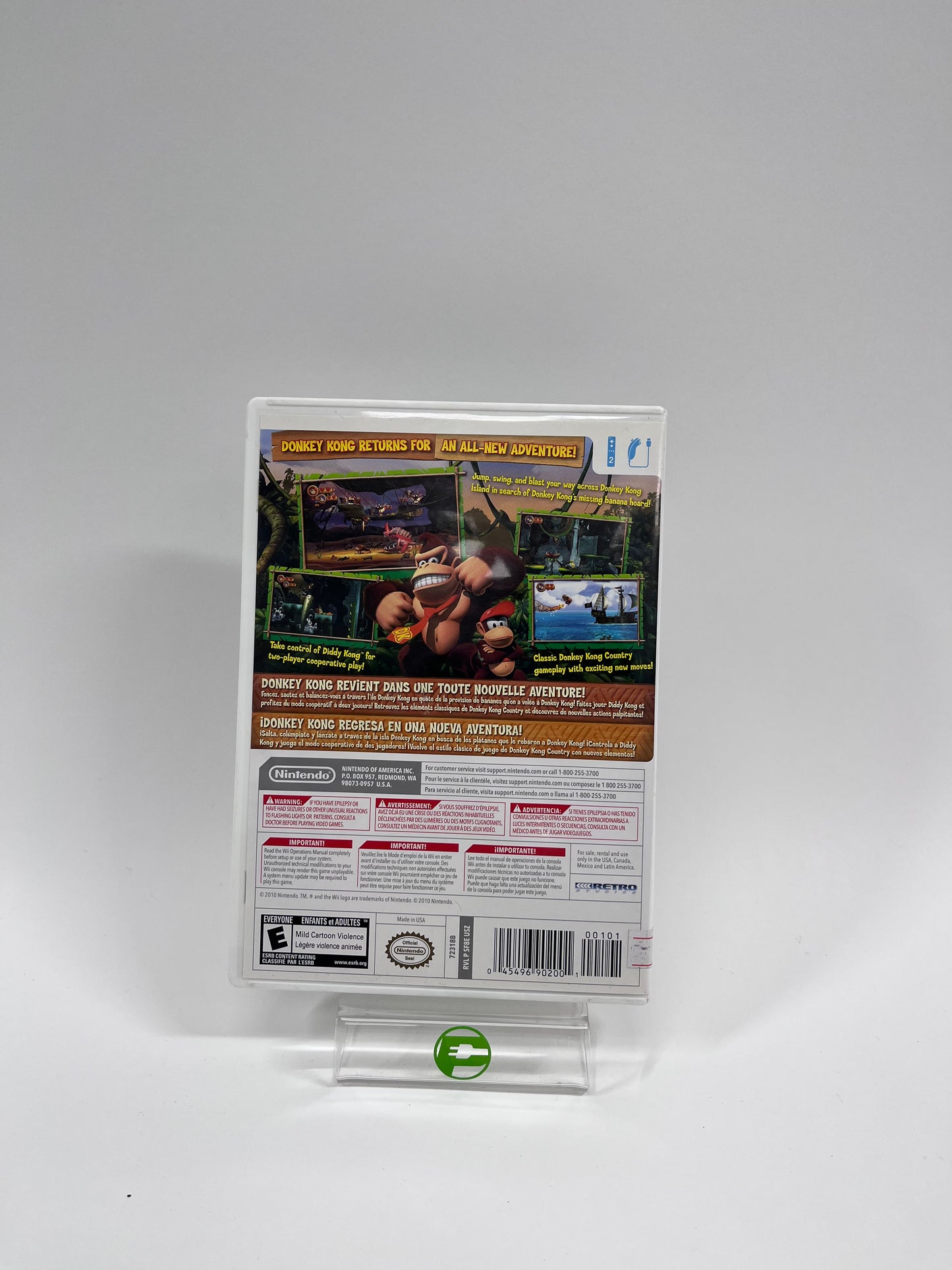 Donkey Kong Country Returns (Nintendo Wii,