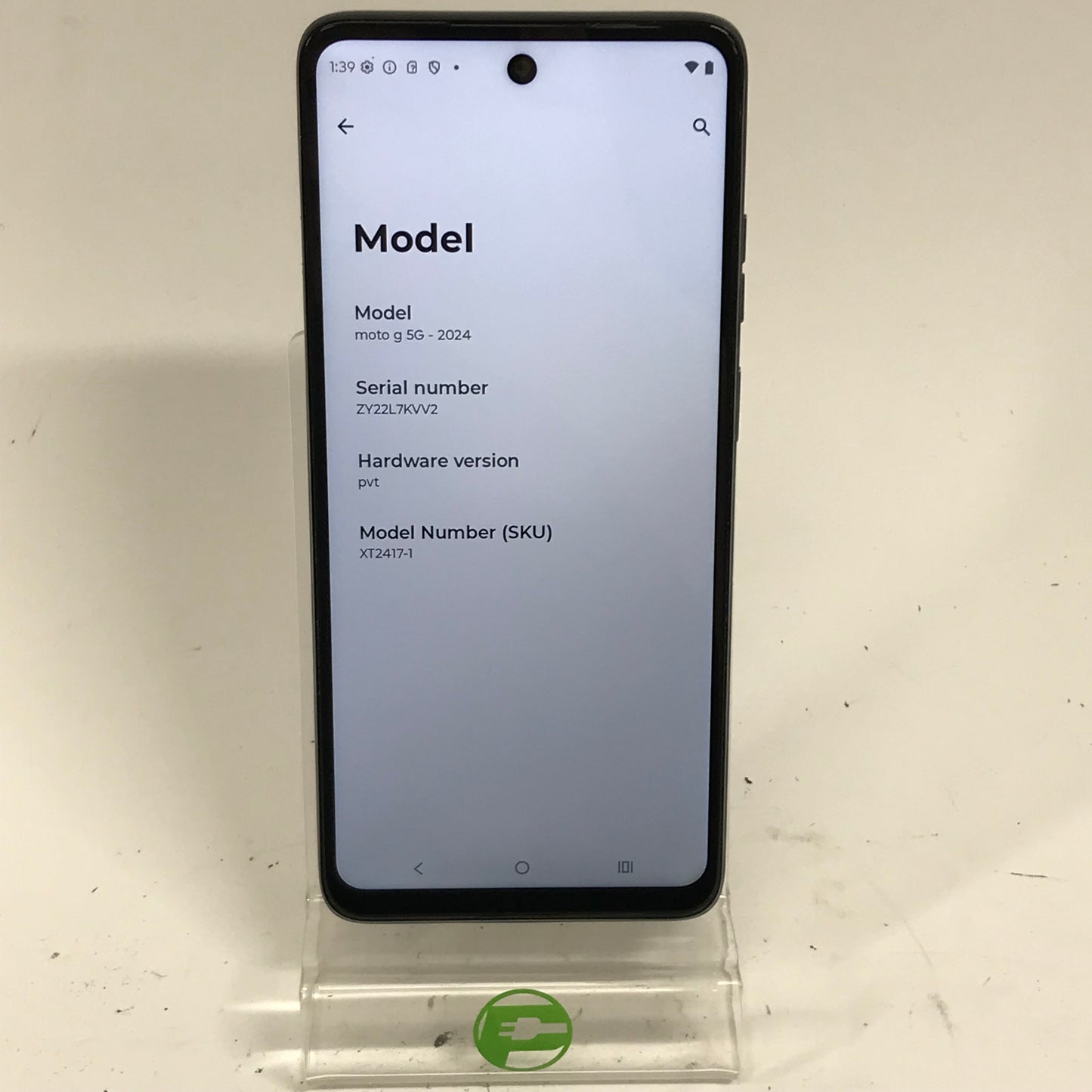 T-Mobile Motorola Moto G 5G 128GB 15 Black XT2417-1