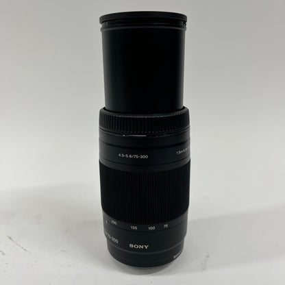 Sony SAL75300 75-300mm f/4.5-5.6 A-Mount Telephoto Zoom  Auto, Manual, Zoom Lens