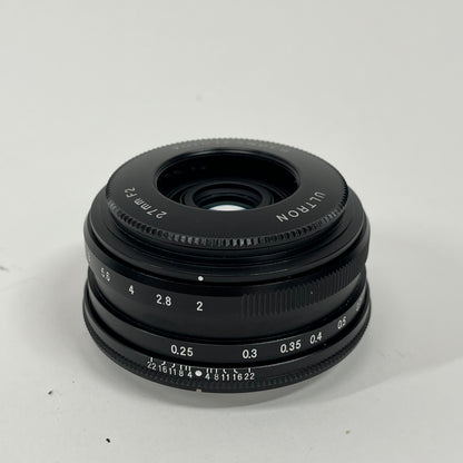 Voigtlander 27mm F2 27mm F2 For Fujifilm X-Mount Fixed/Prime Lens,Manual Lens