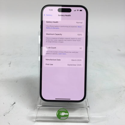 Factory Unlocked Apple iPhone 15 128GB Black MTLV3LL/A