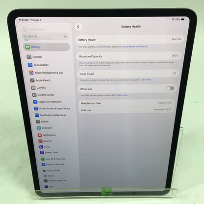 Unlocked Apple iPad Pro 13" M5 256GB Space Black ME7W4LL/A
