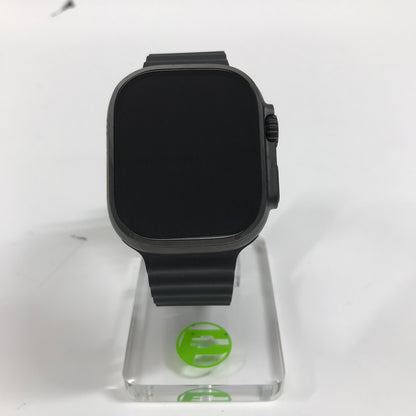 Unlocked Apple Watch Ultra 3 49MM Black Titanium Black Ocean Band MF0J4LW/A