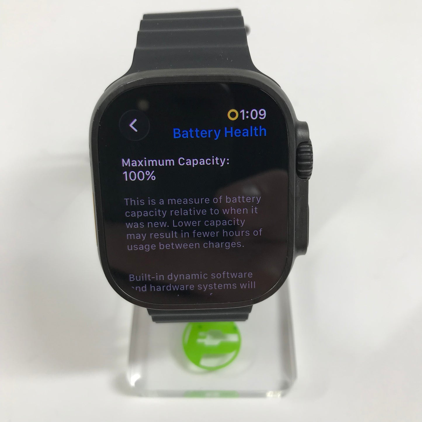Unlocked Apple Watch Ultra 3 49MM Black Titanium Black Ocean Band MF0J4LW/A