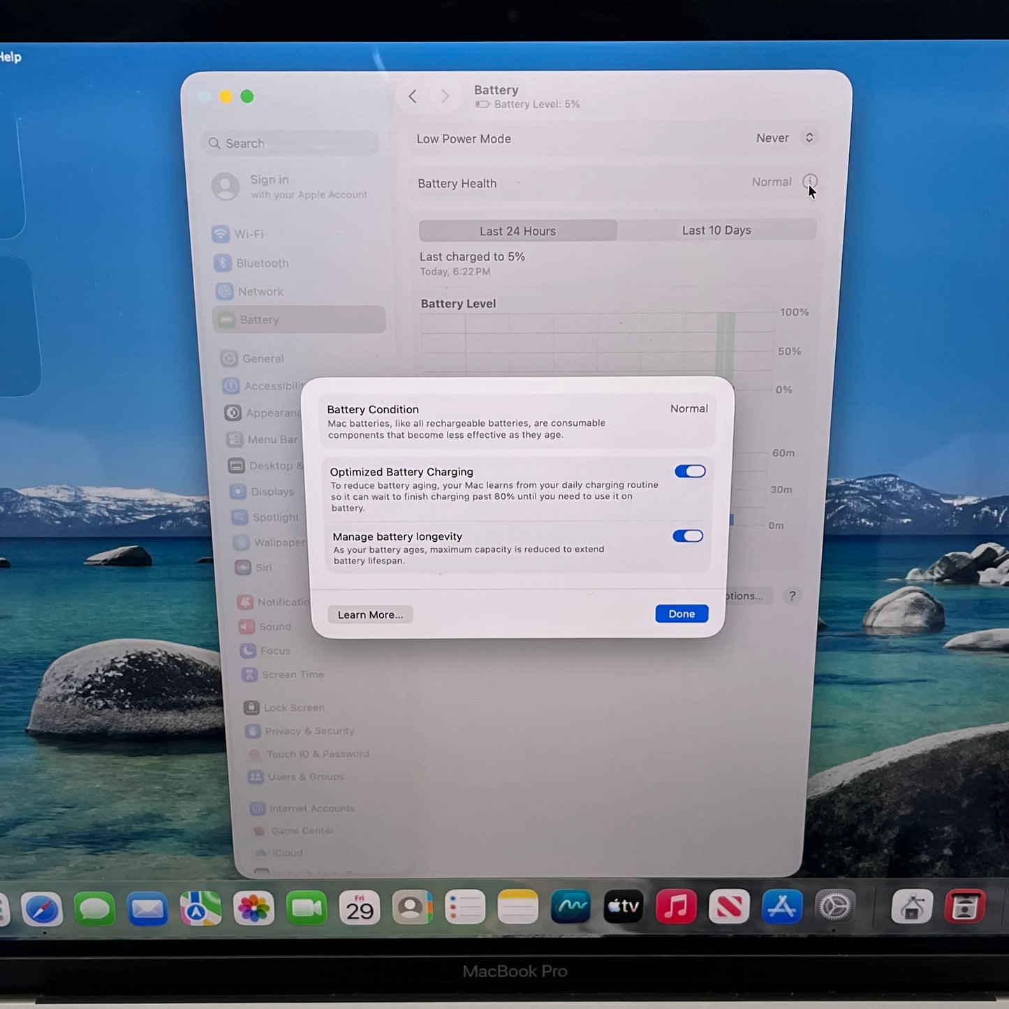 2019 Apple MacBook Pro 16" i9 2.4GHz 32GB RAM 512GB SSD Silver A2141