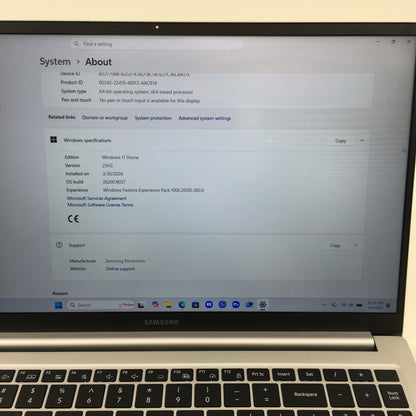 Samsung Galaxy Book4 NP750XGK 15.6" Core 7 150U 1.8GHz 16GB RAM 512GB SSD