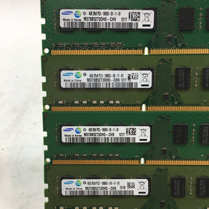 Samsung RAM 16GB (4×4GB) RAM DDR3 PC3-10600U M378B5273DH0-CH9