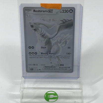 Pokémon TCG White Flare Reshiram Ex 173/086 Holo Textured English
