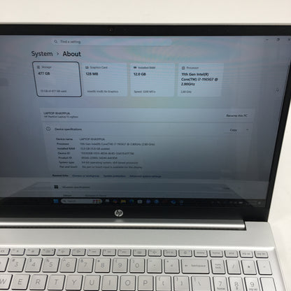HP Pavilion 15-EG0167ST 15.6" i7-1165G7 2.8GHz 12GB RAM 512GB SSD