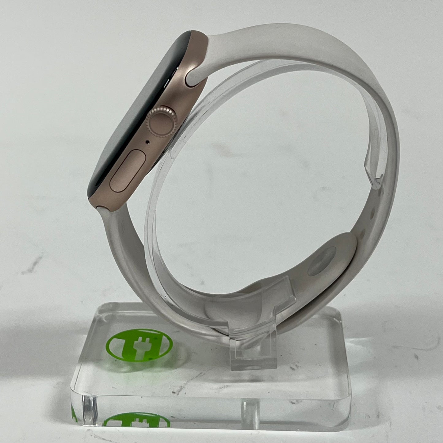 GPS Only Apple Watch Series 11 46MM Rose Gold Aluminum White Band MEV74LW/A
