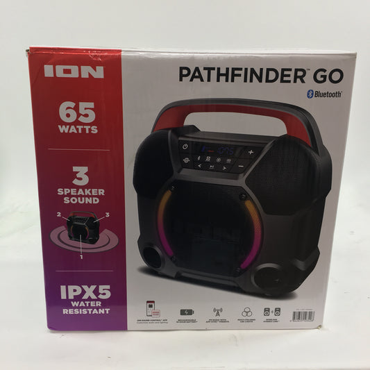 ION Pathfinder Go Portable Bluetooth Speaker Black 4119280