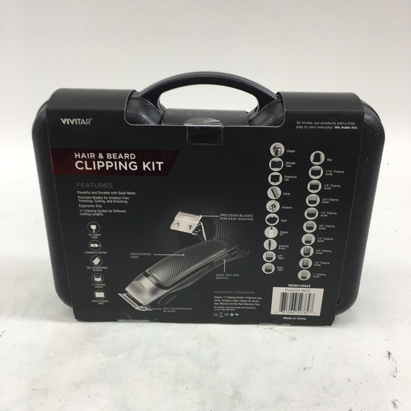 New Vivitar Hair & Beard Clipping Kit Clipping Kit PG-6020